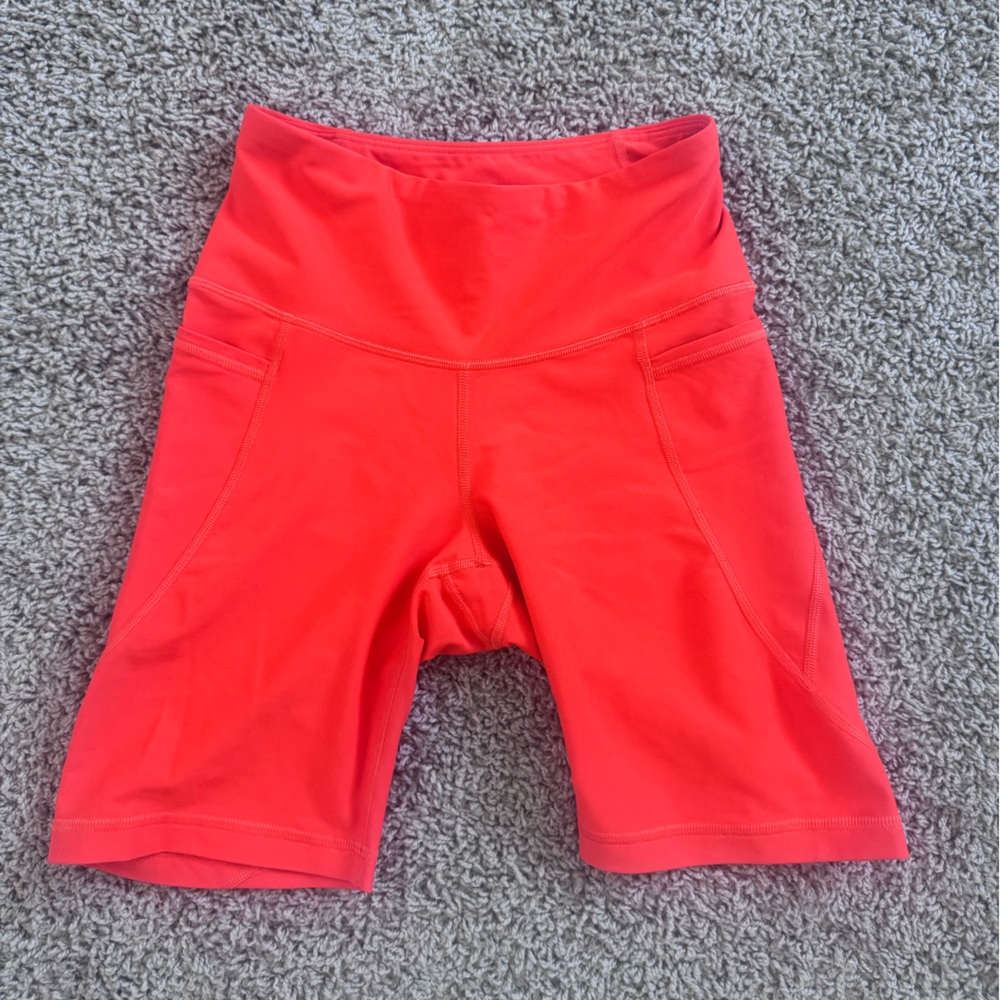 Old Navy Powersoft Bright Orange Shorts with Side Pockets